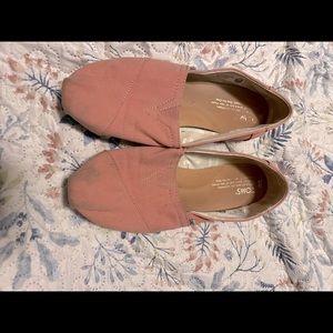Womens Toms Pink Size 8